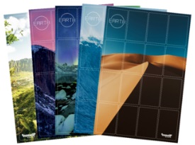 Inside Up Games Earth - sada 5 playmatů Obrázek