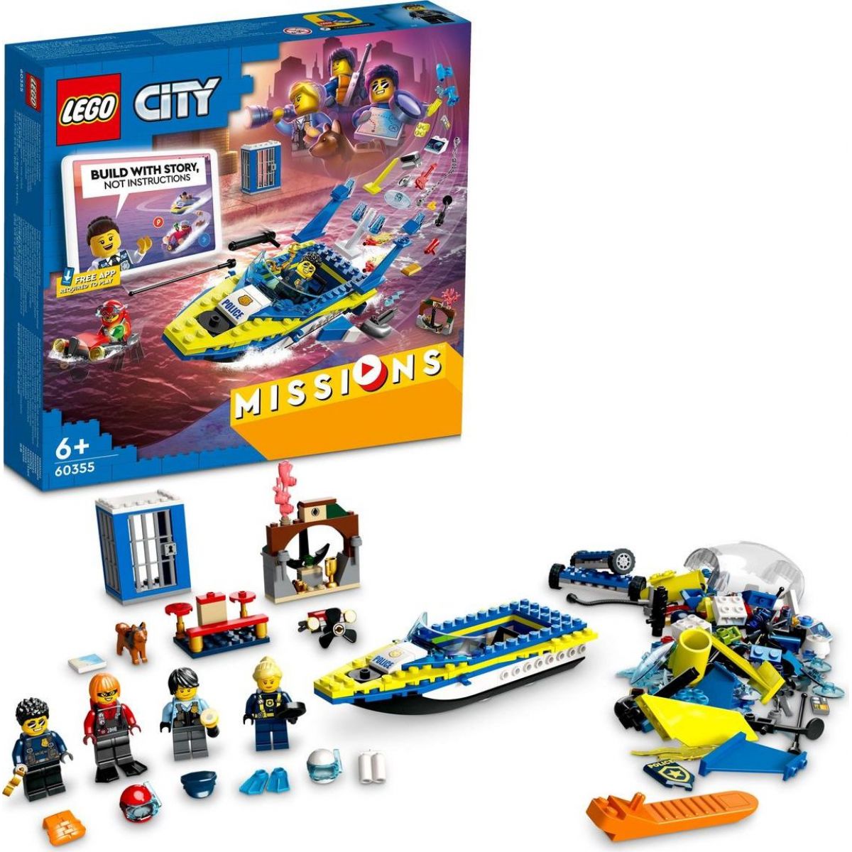 LEGO® Mise detektiva pobřežní stráže 60355 Obrázek