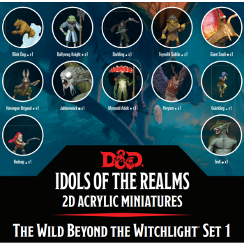 WizKids D&D Idols of the Realms: The Wild Beyond The Witchlight : 2D Set 1 Obrázek