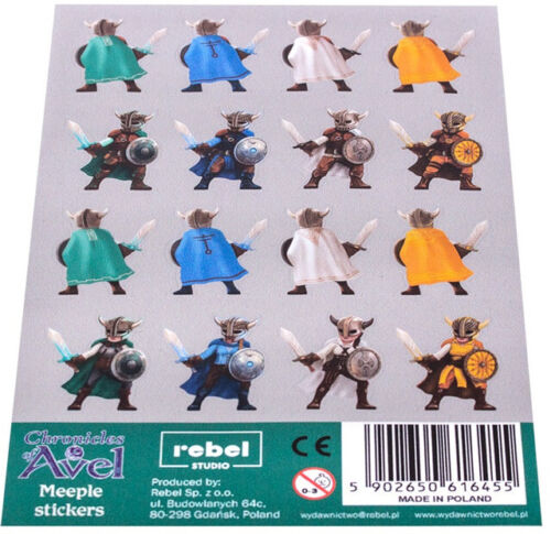 Blackfire CZ Kroniky Avelu - Samolepky na hrdiny Obrázek