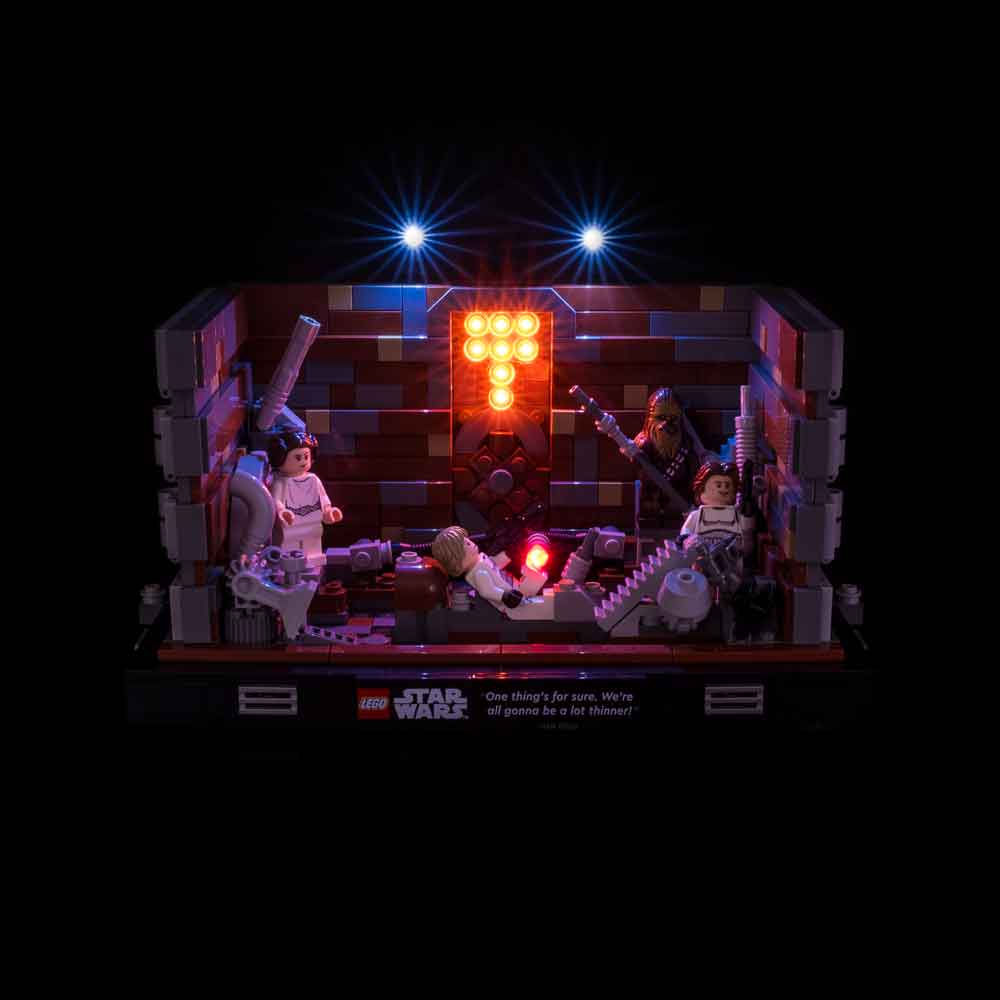 Light my Bricks Sada světel - LEGO Death Star Trash Compactor Diorama 75339 Obrázek