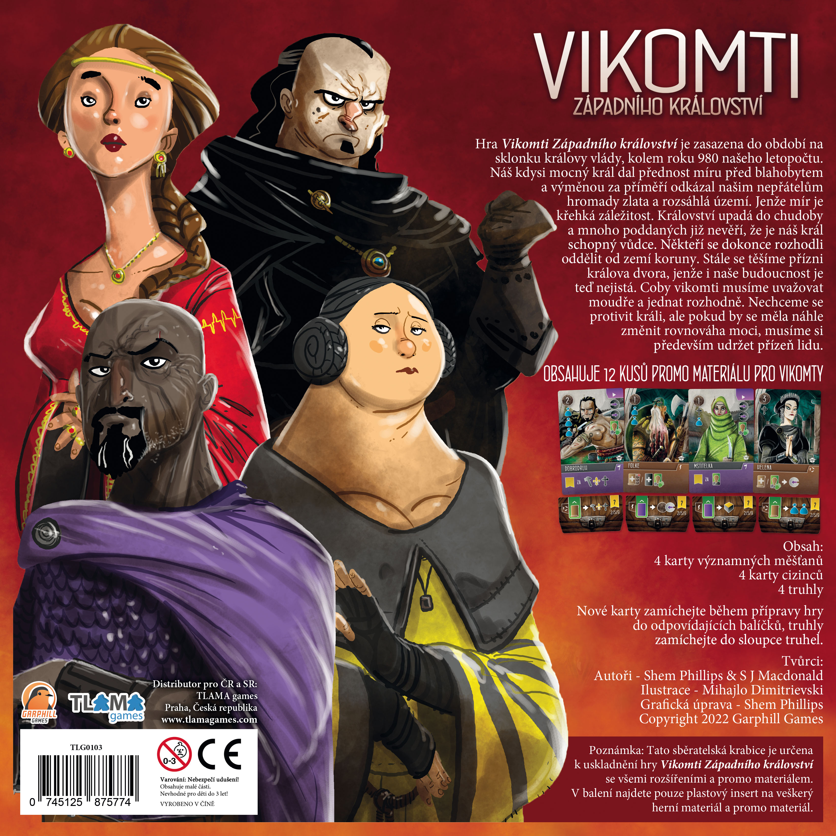 TLAMA games Vikomti Západního království: Sběratelská krabice Obrázek