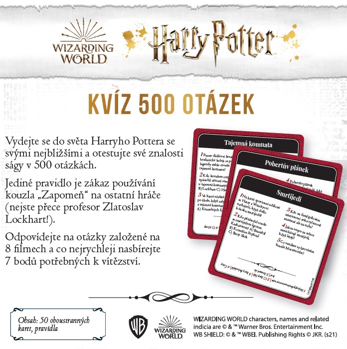 Blackfire CZ Harry Potter: Kvíz Obrázek