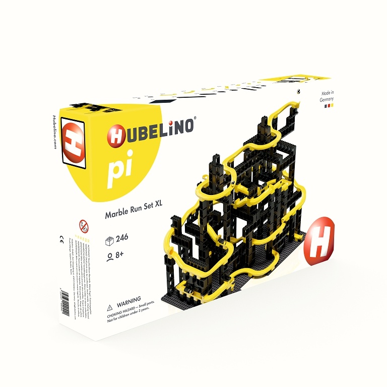 HUBELINO Pi Kuličková dráha - set s kostkami XL 246 ks Obrázek