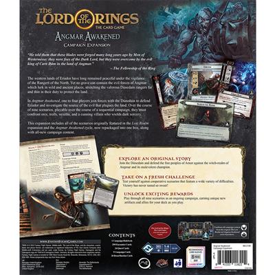 Fantasy Flight Games Lord of the Rings LCG Angmar Awakened Campaign Expansion Obrázek