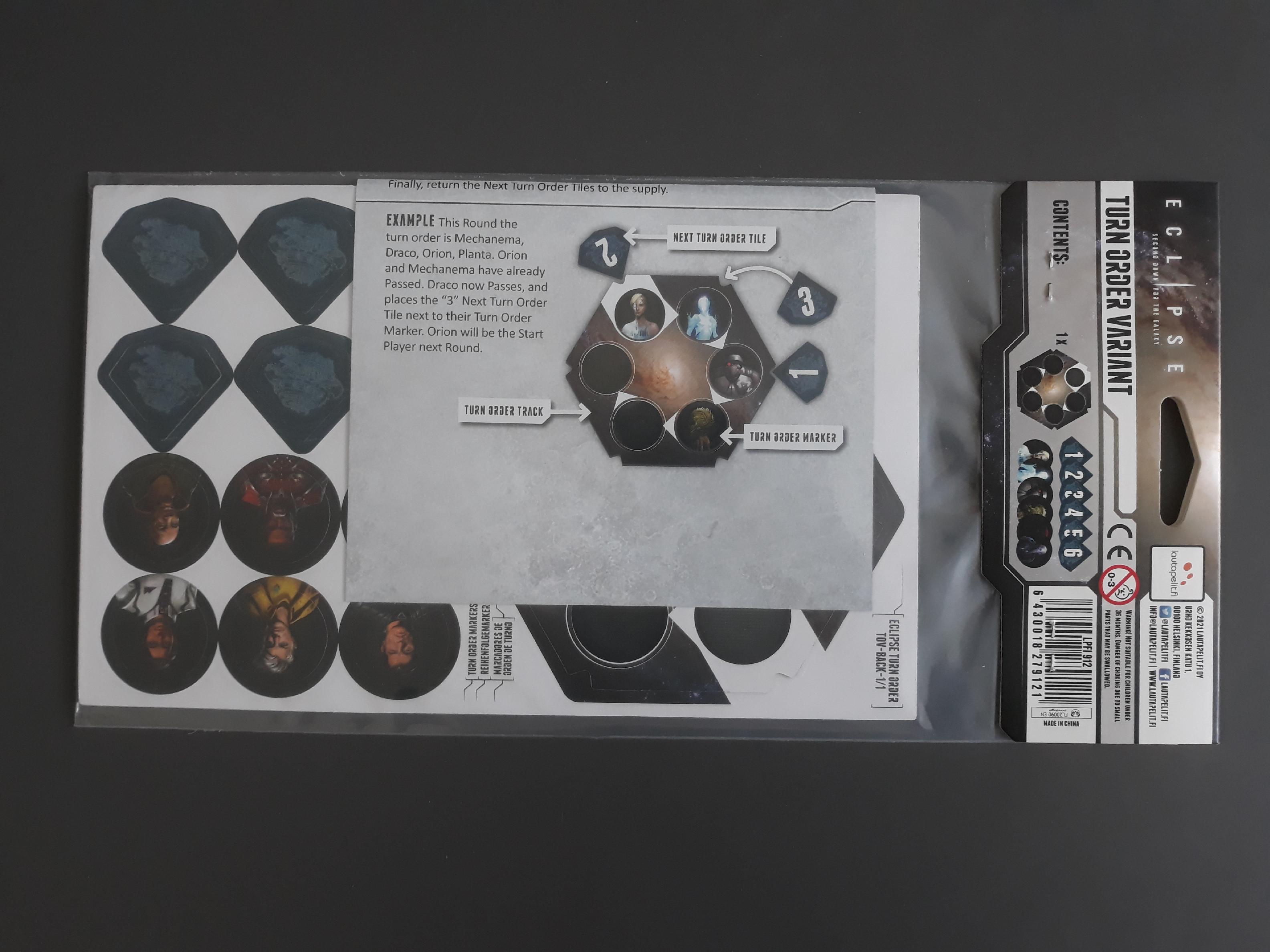 Lautapelit.fi Eclipse: Second Dawn - Turn order variant Obrázek