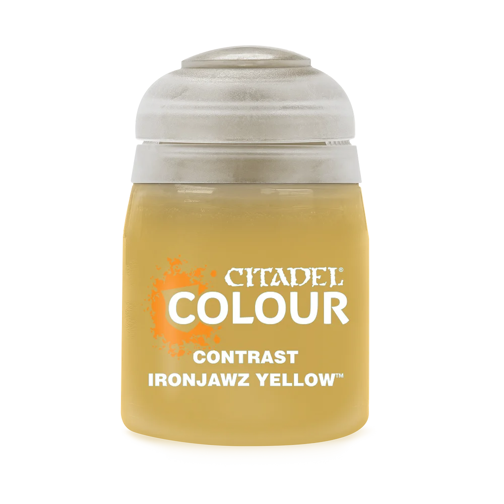Citadel Contrast Paint - Ironjawz Yellow (18 ml) Obrázek