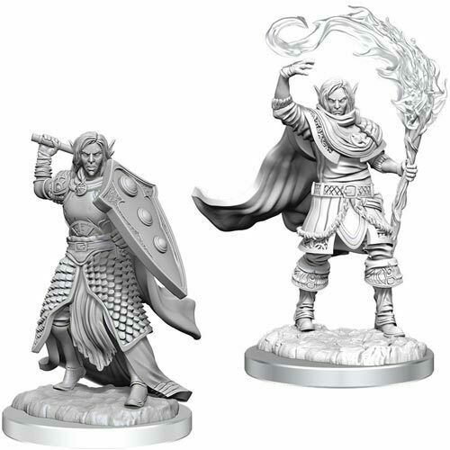 WizKids D&D Nolzur's Marvelous Miniatures - Elf Cleric Male Obrázek