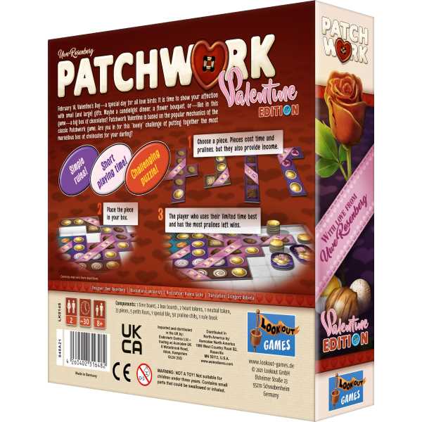 Lookout Games Patchwork: Valentine Edition Obrázek