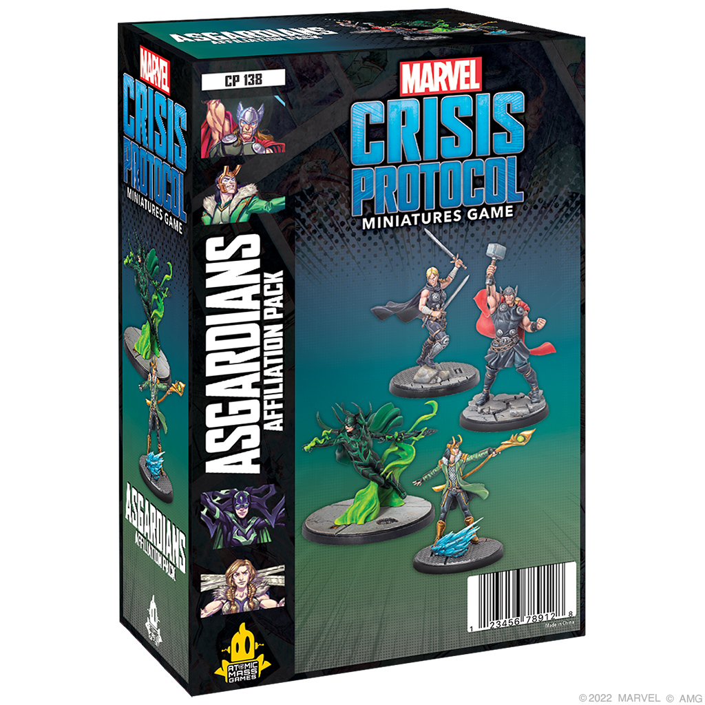 Atomic Mass Games Marvel Crisis Protocol - Asgardians Affiliation Pack Obrázek