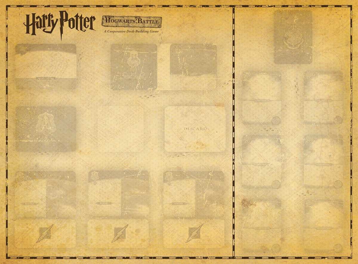 USAopoly Harry Potter - Boj o Bradavice podložka (Hogwarts Battle Playmat﻿) Obrázek