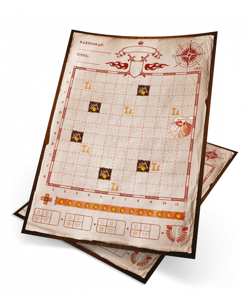 REXhry Kartografové: Sada map 1 - Nebblis: Ohňová země Obrázek