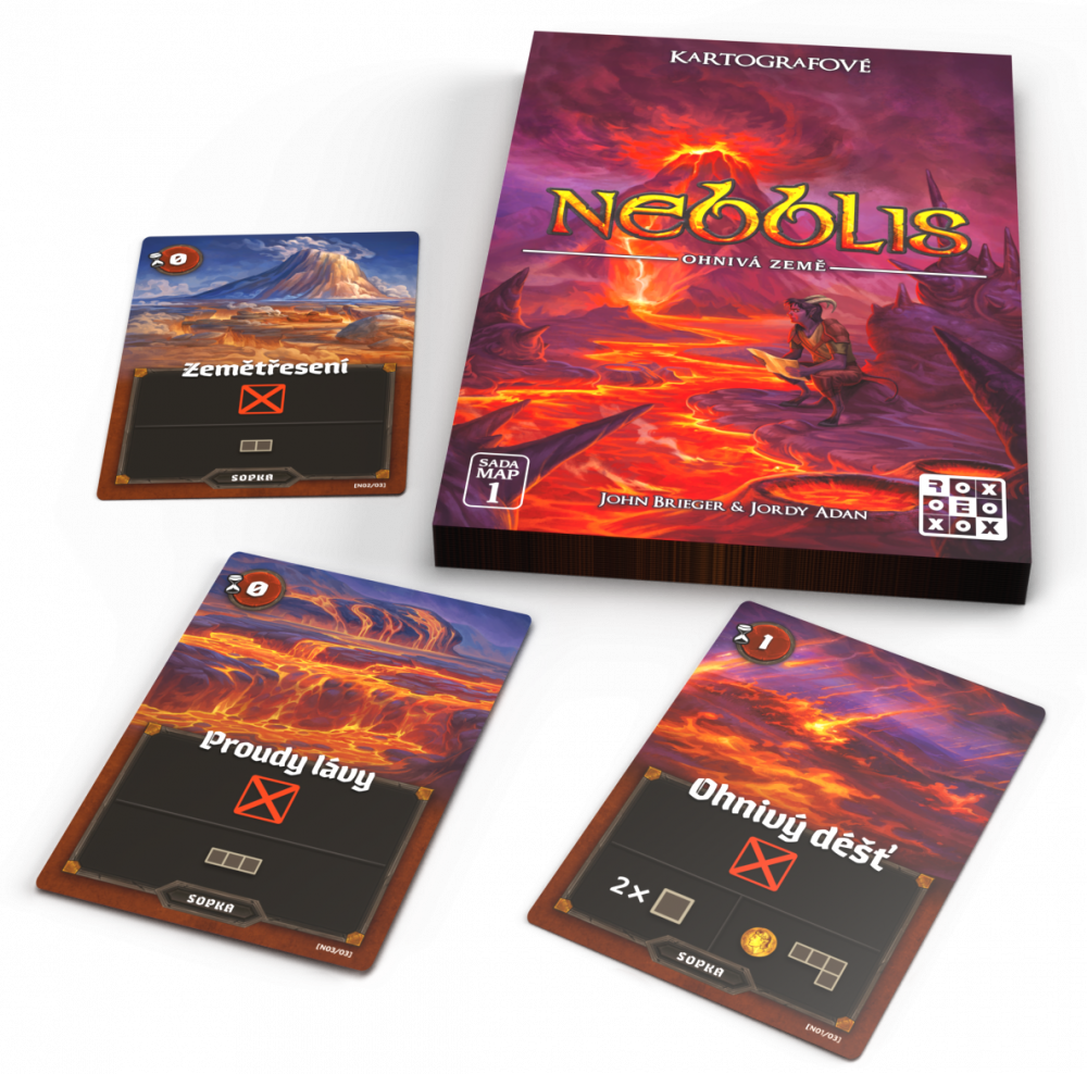 REXhry Kartografové: Sada map 1 - Nebblis: Ohňová země Obrázek