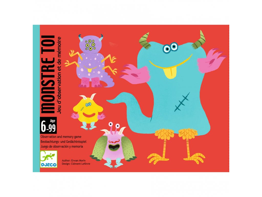 Djeco Příšerky -Karetní hra Obrázek