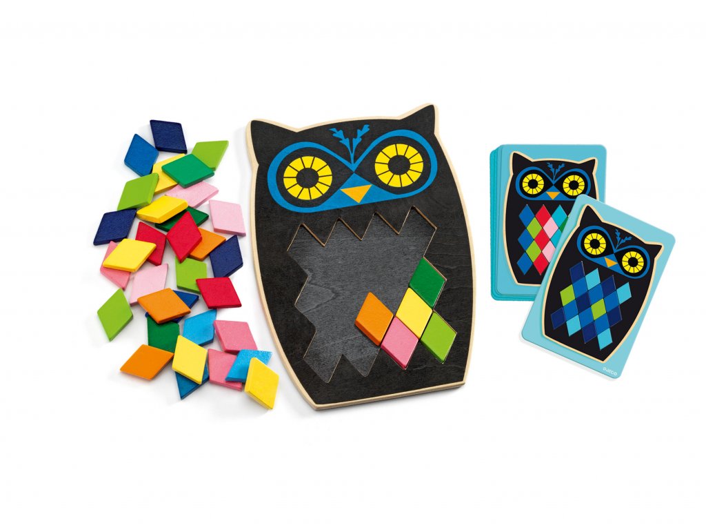 Djeco Mozaika Sova Obrázek