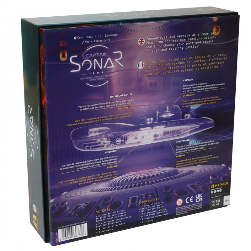 Matagot Captain Sonar 2nd Edition Obrázek