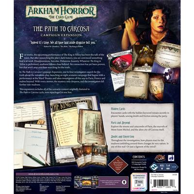 Fantasy Flight Games Arkham Horror LCG The Path to Carcosa Campaign Expansion Obrázek