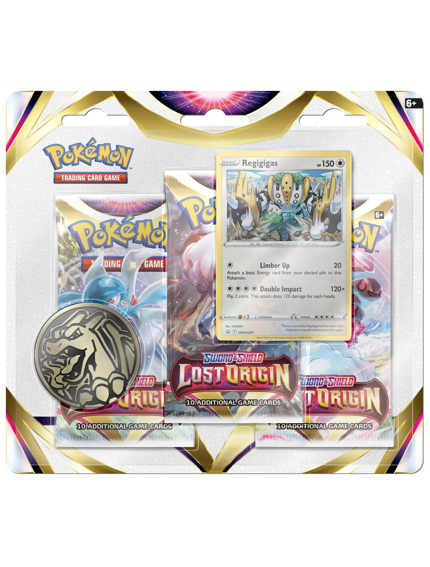 Nintendo Pokémon TCG: Sword & Shield Lost Origin - Premium Checklane Blister booster Varianta: Torterra Obrázek