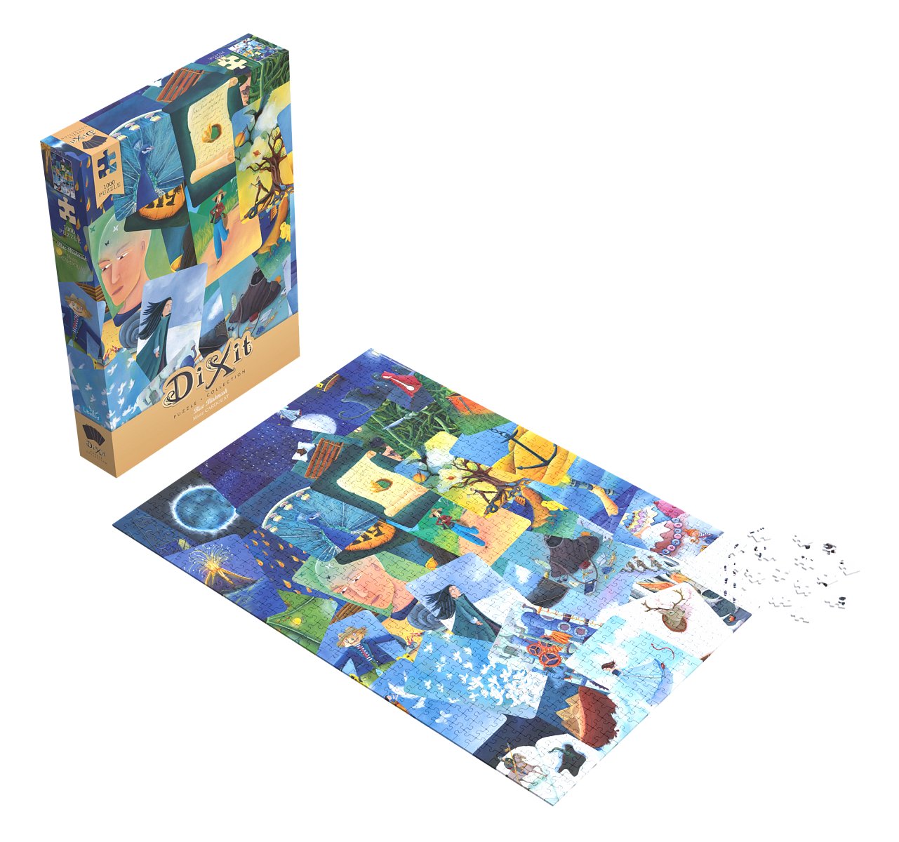 Libellud Dixit puzzle 1000 - Blue MishMash Obrázek