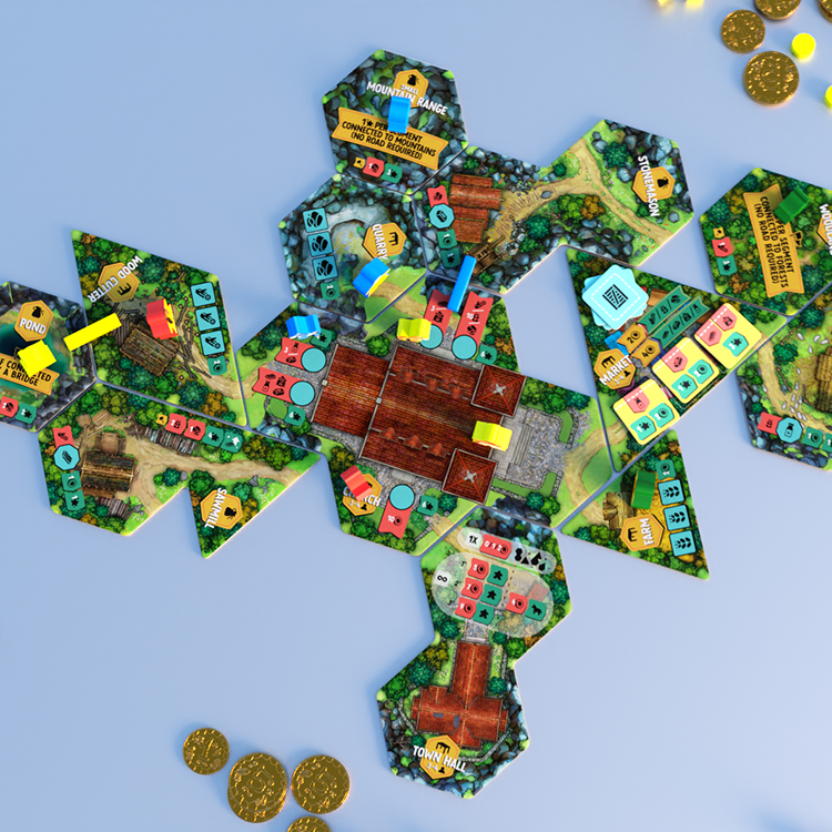 Mighty Boards Hamlet: The Village Building Game - EN Obrázek