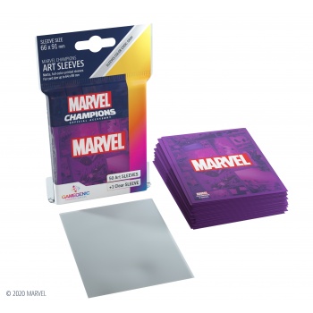 Gamegenic Marvel Champions Art Sleeves (50+1 Sleeves) - Obaly na Karty Barva: Fialová Obrázek