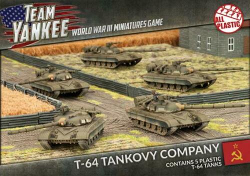 Gale Force Nine World War III Team Yankee: T-64 Tankovy Company (Plastic) Obrázek