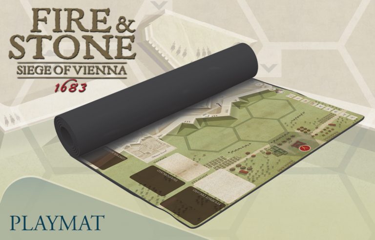 Capstone Games Fire & Stone: Siege of Vienna 1683 - Playmat - EN Obrázek