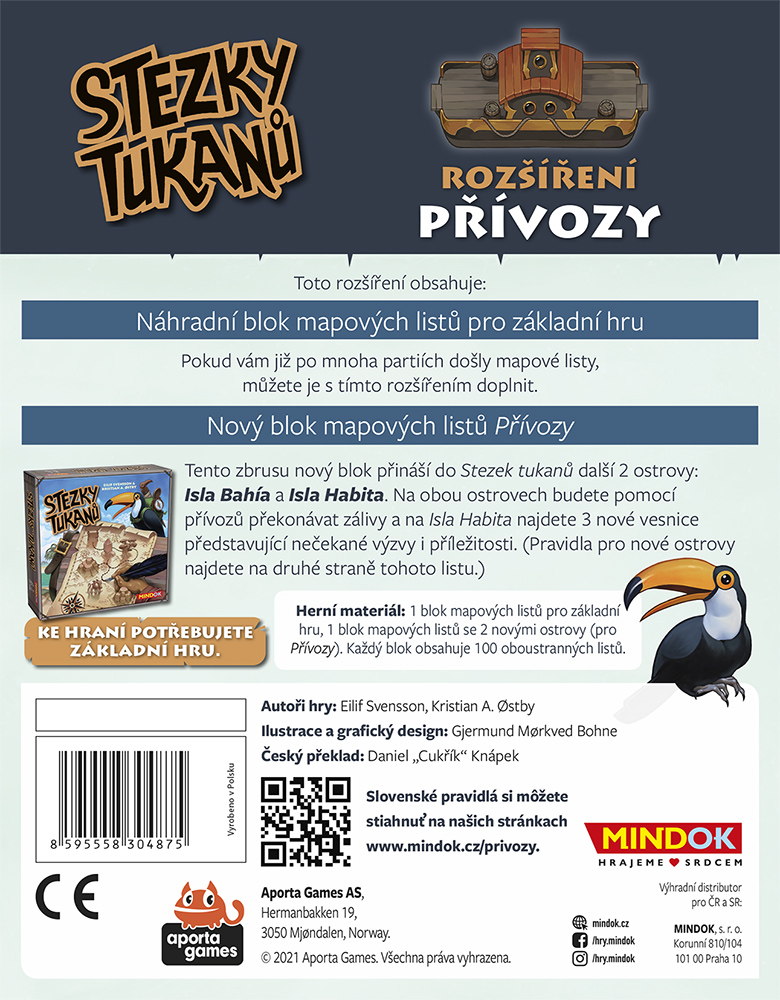 Mindok Stezky tukanů: Přívozy Obrázek