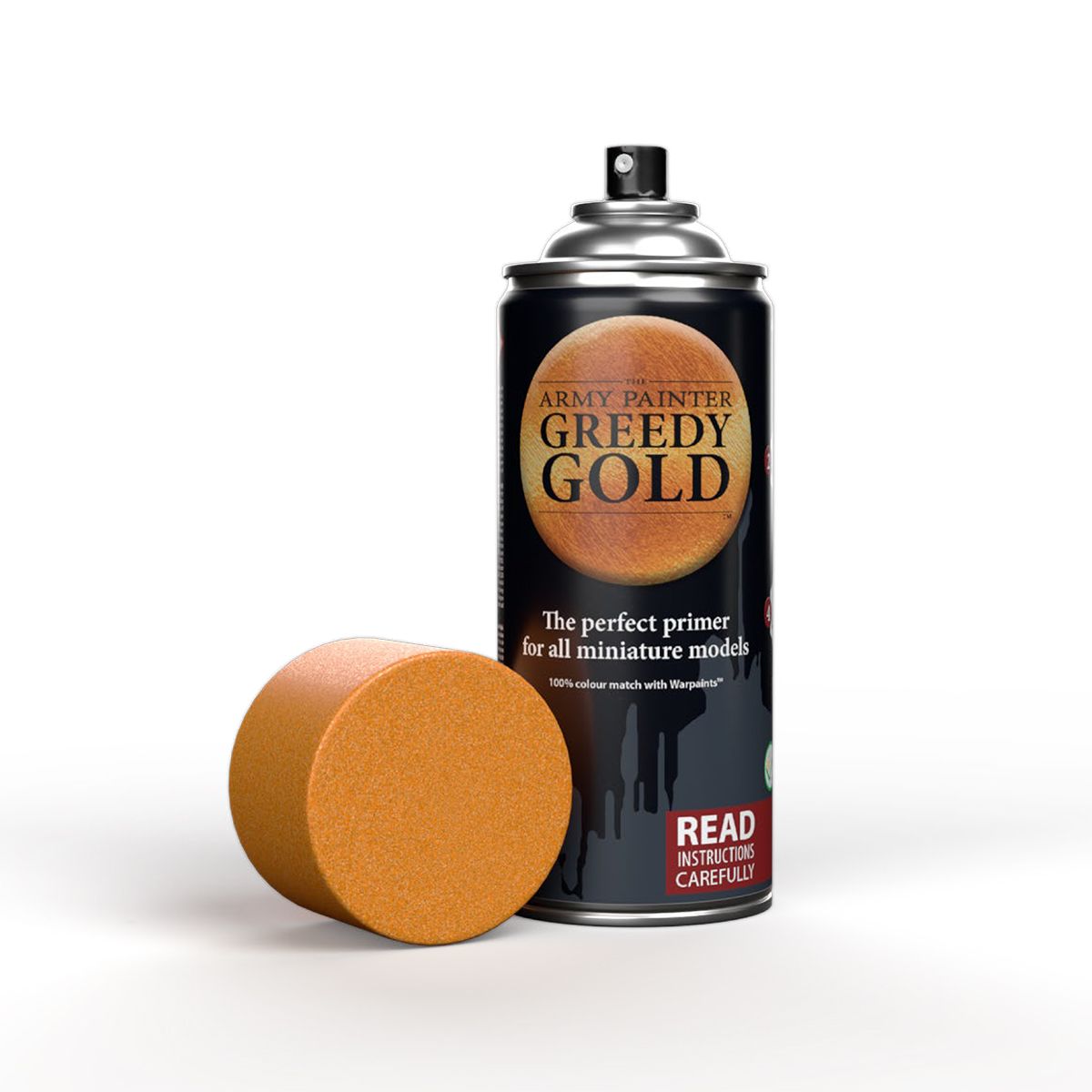 Army Painter Primer: Greedy Gold Spray (400ml) Obrázek