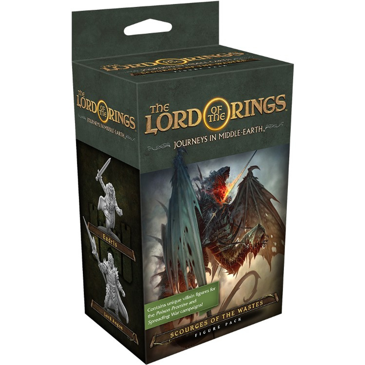 Fantasy Flight Games The Lord of the Rings: Journeys in Middle-Earth - Scourges of the Wastes Figure Pack Obrázek