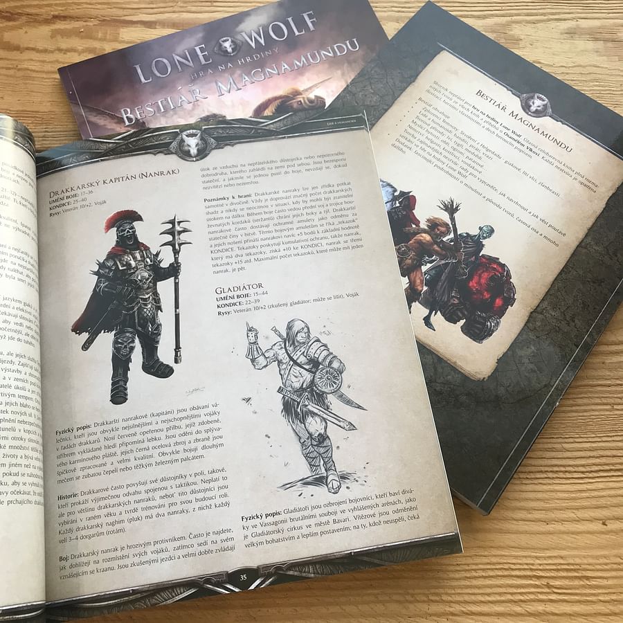 Mytago Lone Wolf - Bestiář Magnamundu Obrázek