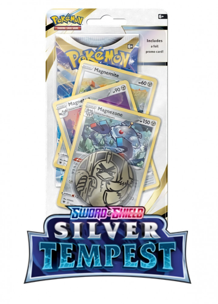 Nintendo Pokémon: Sword & Shield: Silver Tempest - Premium Checklane Blister Varianta: Magnezone Obrázek