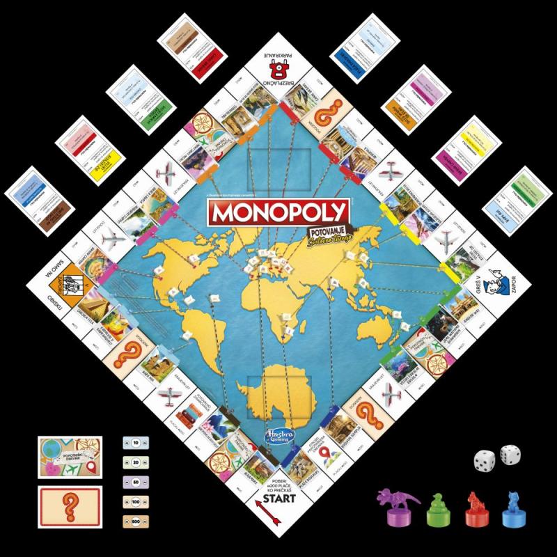 Hasbro Gaming Monopoly Cesta kolem světa CZ Obrázek