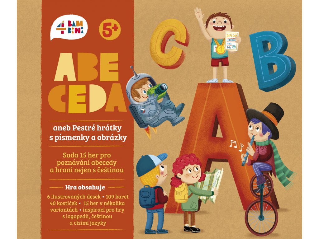 4bambini Abeceda aneb Pestré hrátky s písmenky a obrázky Obrázek