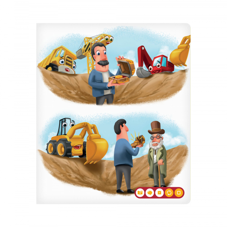 Albi Kouzelné čtení - Bagr Mates Obrázek