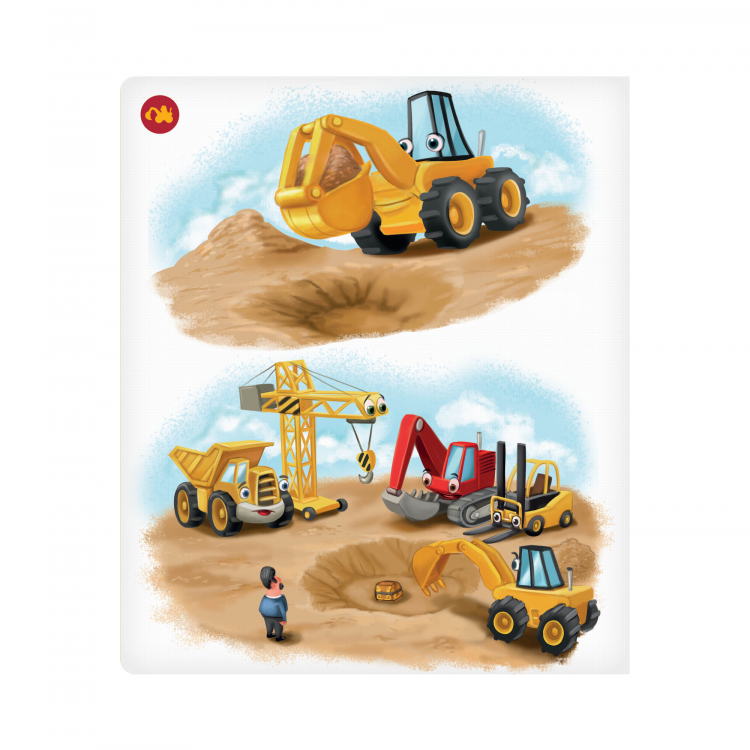 Albi Kouzelné čtení - Bagr Mates Obrázek