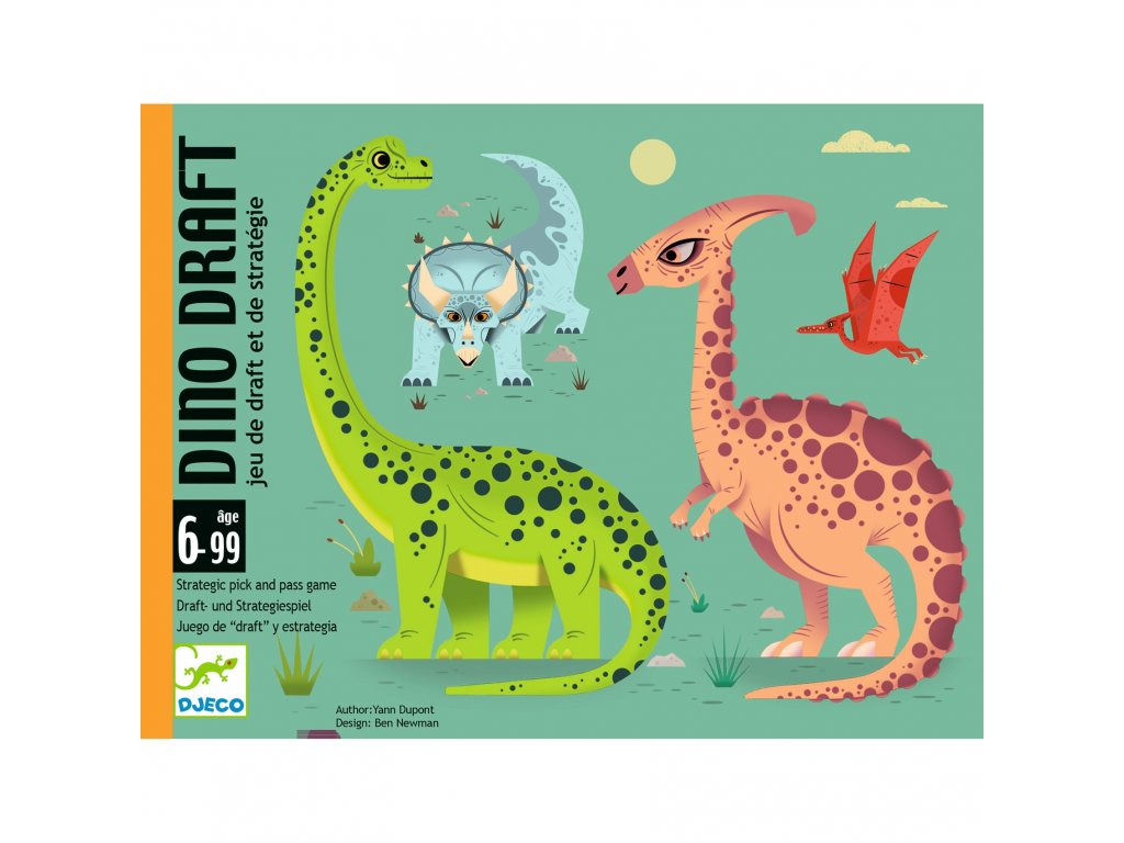 Djeco Karetní hra Dino draft Obrázek