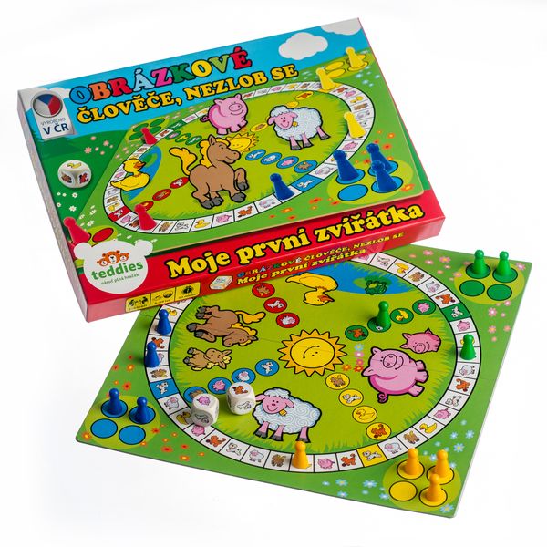 Teddies Člověče, nezlob se obrázkové Moje první zvířátka společenská hra pro nejmenší Obrázek