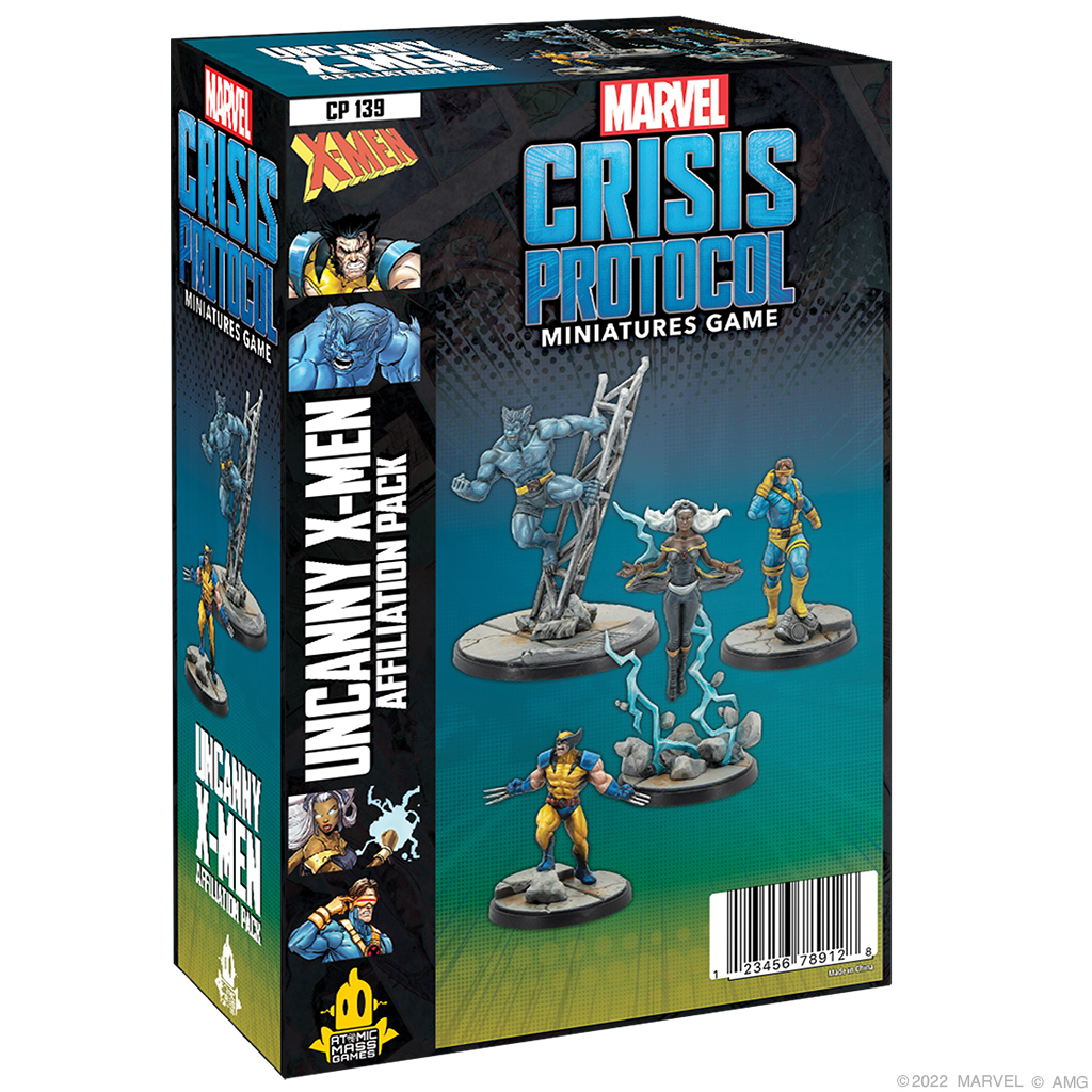 Atomic Mass Games Marvel Crisis Protocol: Uncanny X-Men Affiliation Pack Obrázek