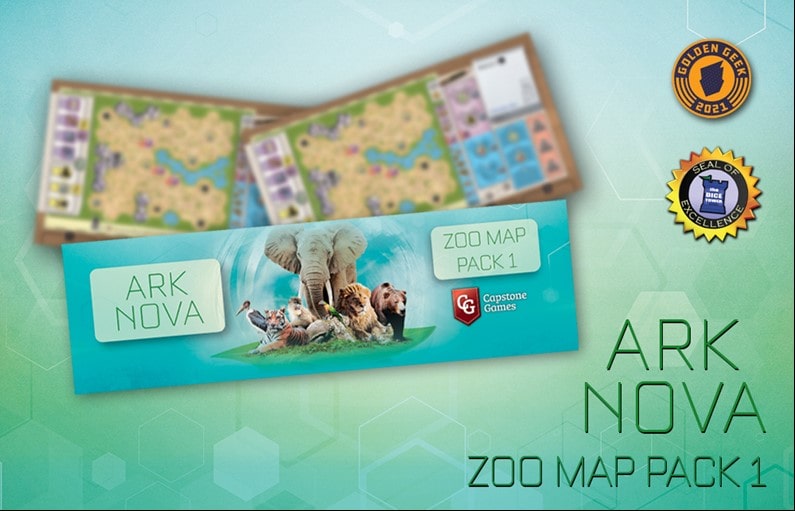 Feuerland Spiele Ark Nova: Zoo Map Pack 1 Obrázek