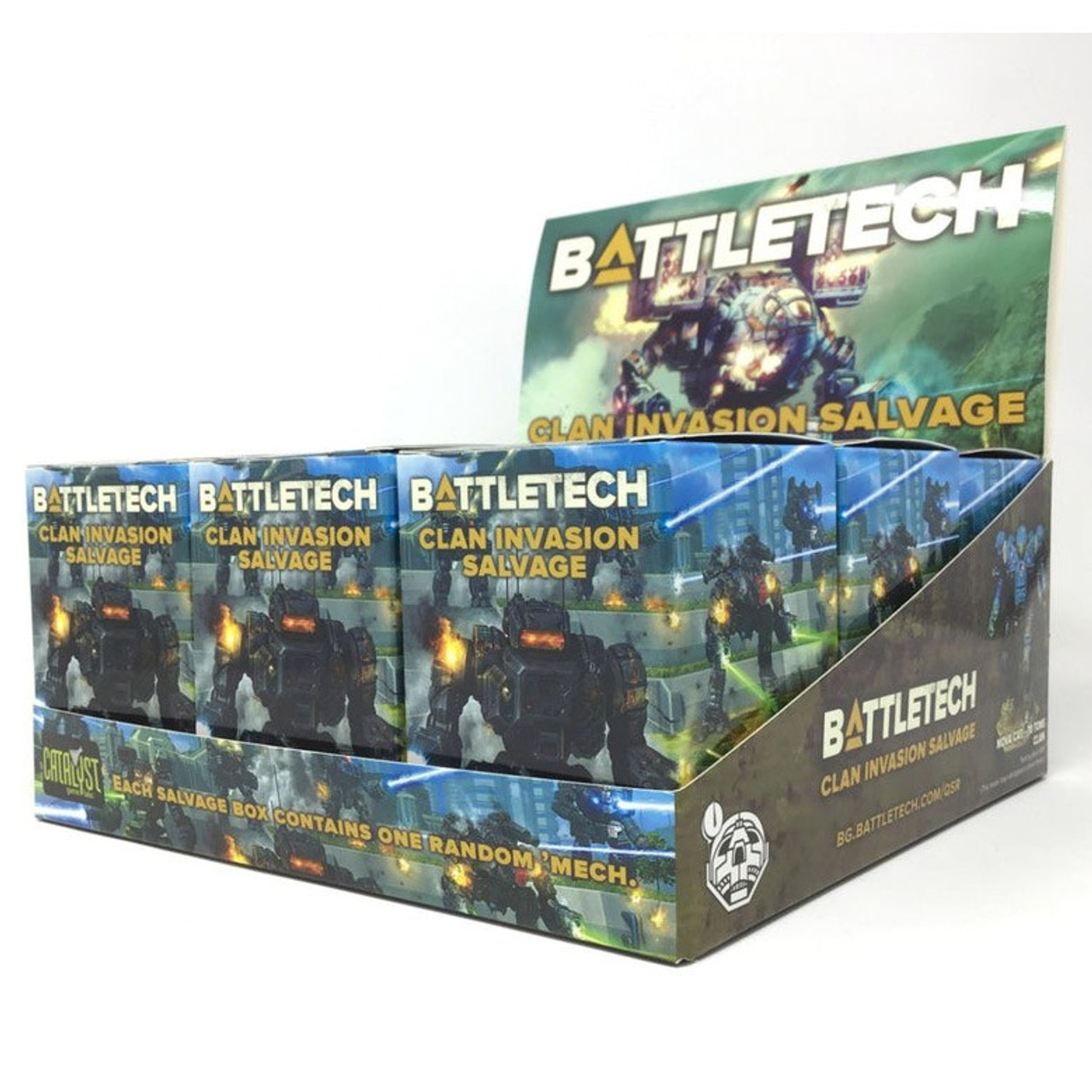 Catalyst Game Labs BattleTech: Clan Invasion Salvage Blind Box Obrázek