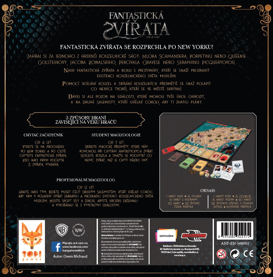 Blackfire CZ Fantastická zvířata a kde je najít Obrázek