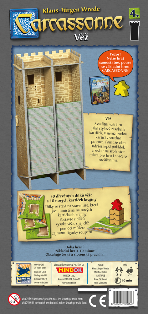 Mindok Carcassonne 2. edice: Věž Obrázek