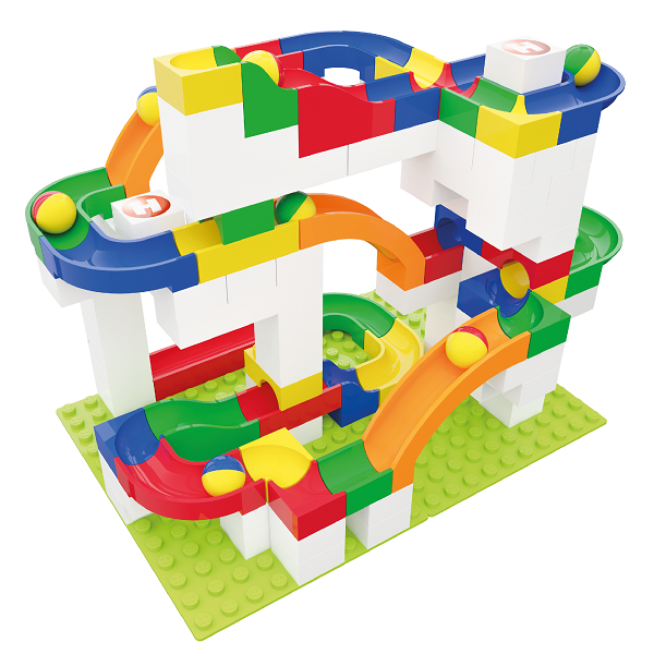 HUBELINO Kuličková dráha - rozšíření 12 ks, skluzavka Obrázek