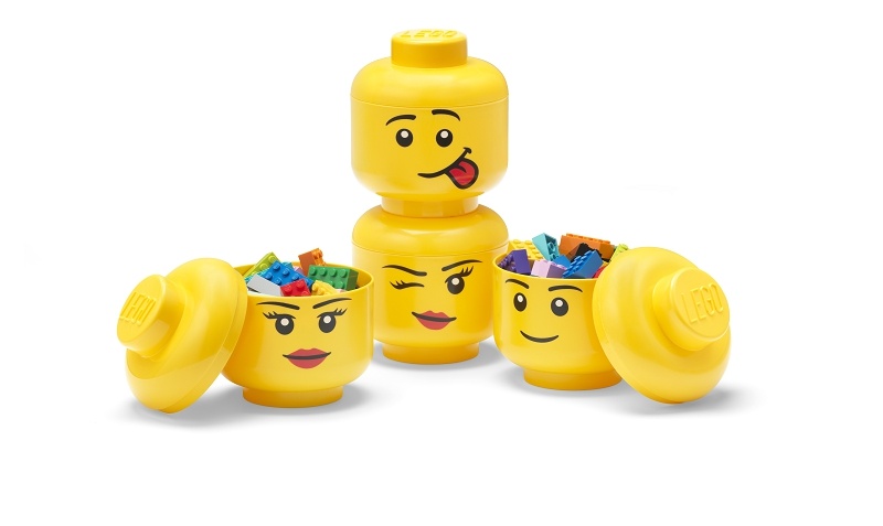 LEGO Storage LEGO úložná hlava (mini) Multi-pack 4 ks Obrázek