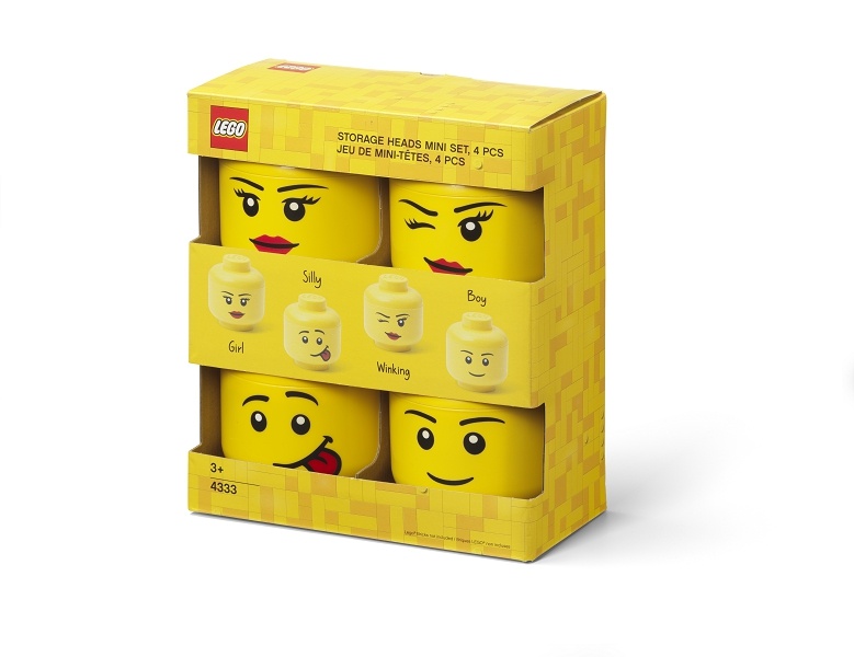 LEGO Storage LEGO úložná hlava (mini) Multi-pack 4 ks Obrázek