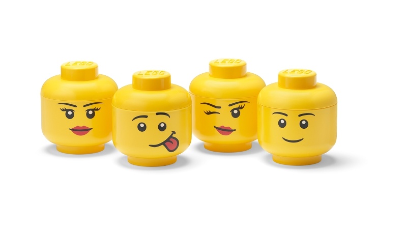 LEGO Storage LEGO úložná hlava (mini) Multi-pack 4 ks Obrázek