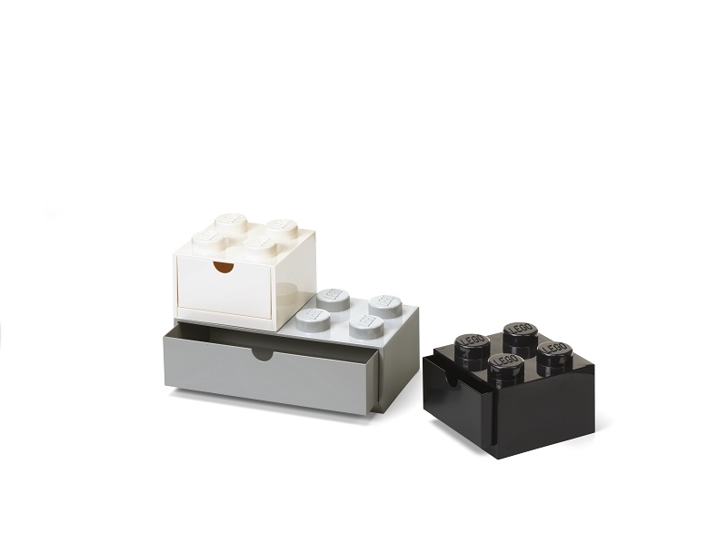 LEGO Storage LEGO stolní boxy se zásuvkou Multi-Pack 3 ks Barva: modrá / červená Obrázek
