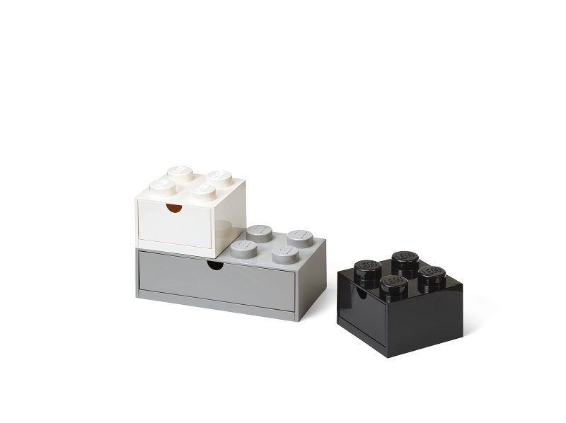 LEGO Storage LEGO stolní boxy se zásuvkou Multi-Pack 3 ks Barva: modrá / červená Obrázek