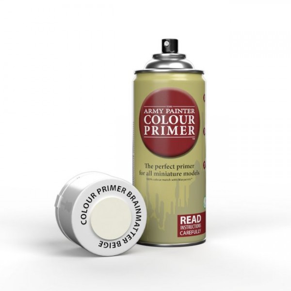 Army Painter Primer: Brainmatter Beige (400ml) Obrázek